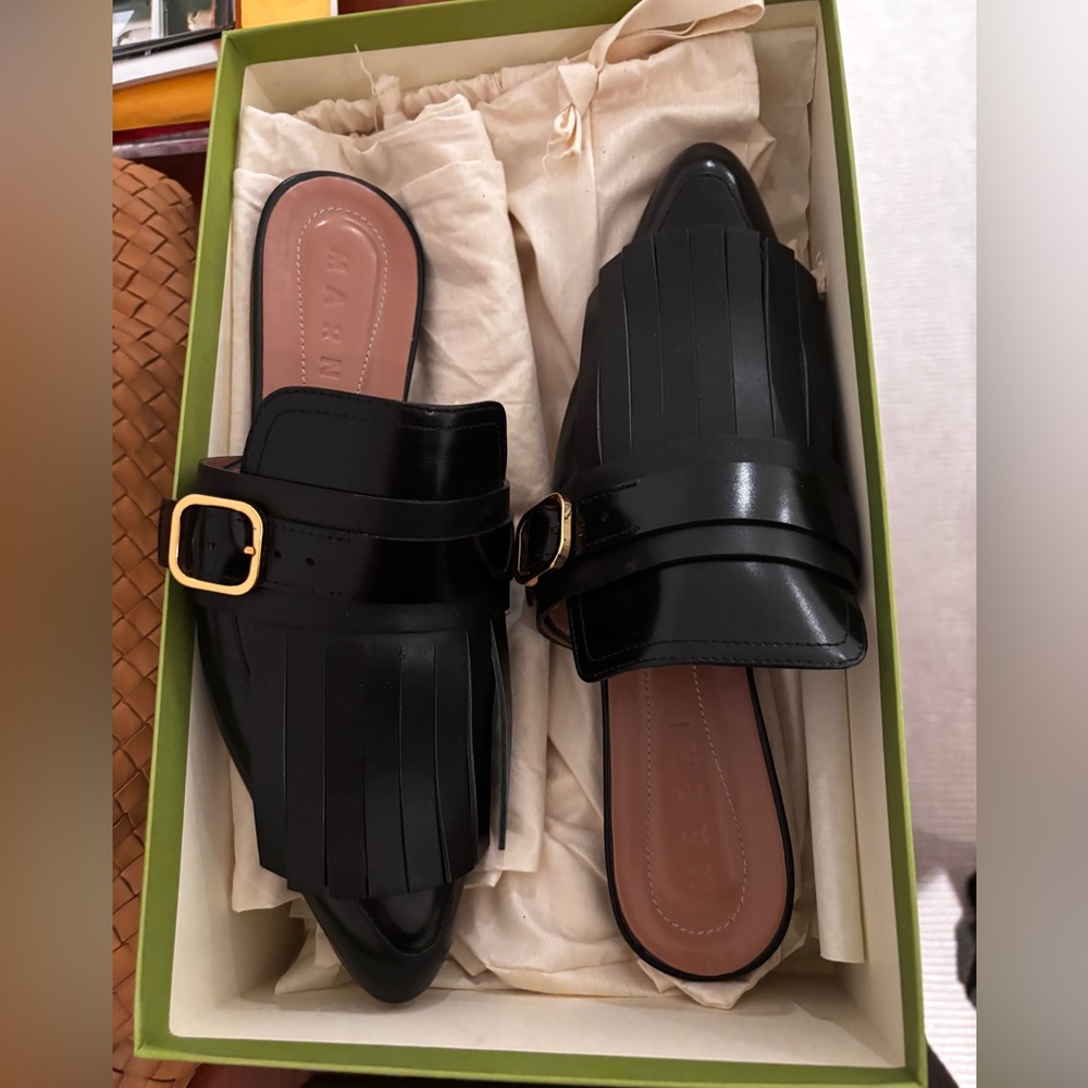 MARNI mules / slides / open back loafer